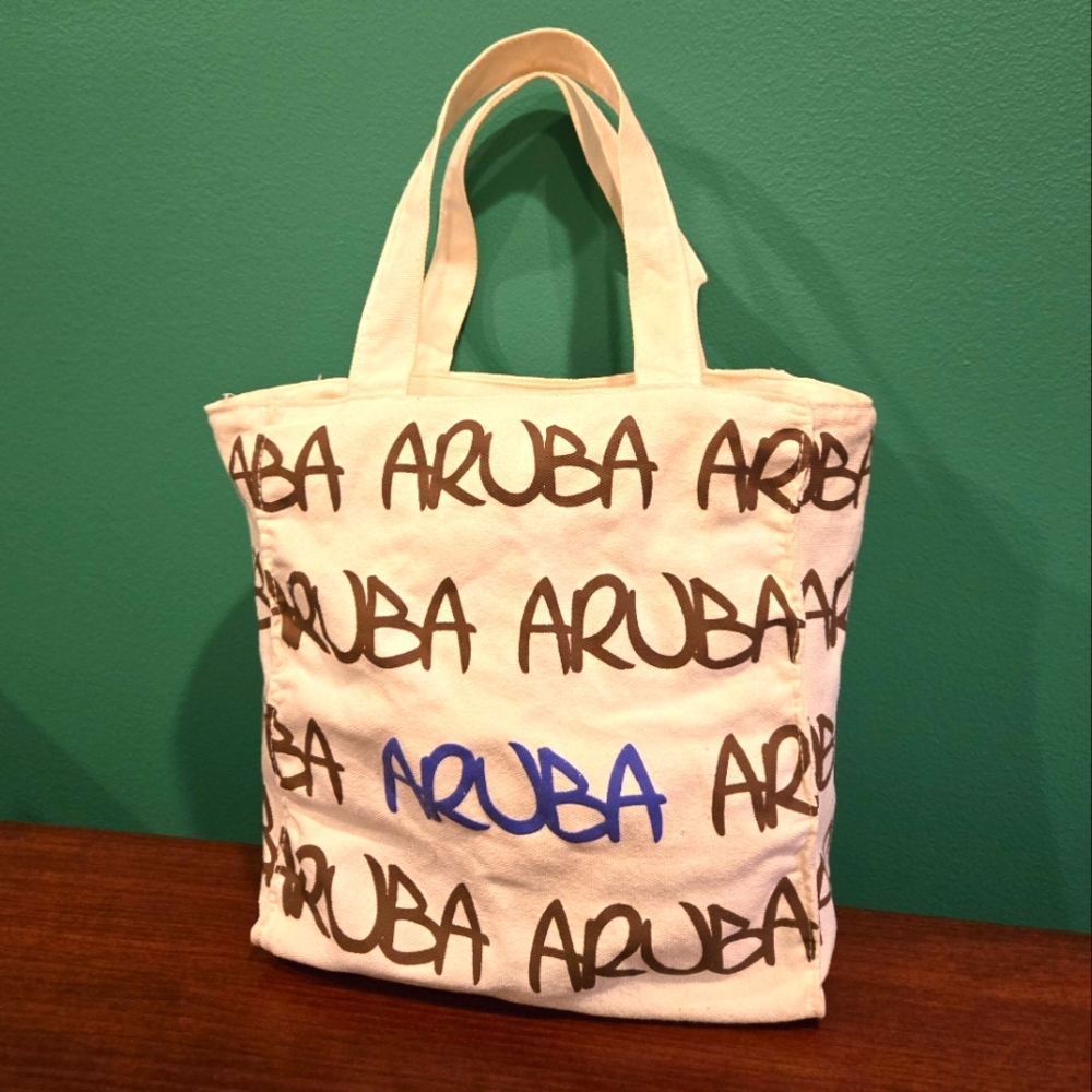 Robin Ruth Aruba Canvas Tote Purse EUC